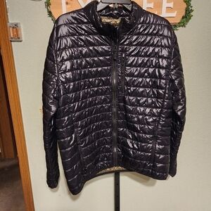 Men's Black Quilted Jacket